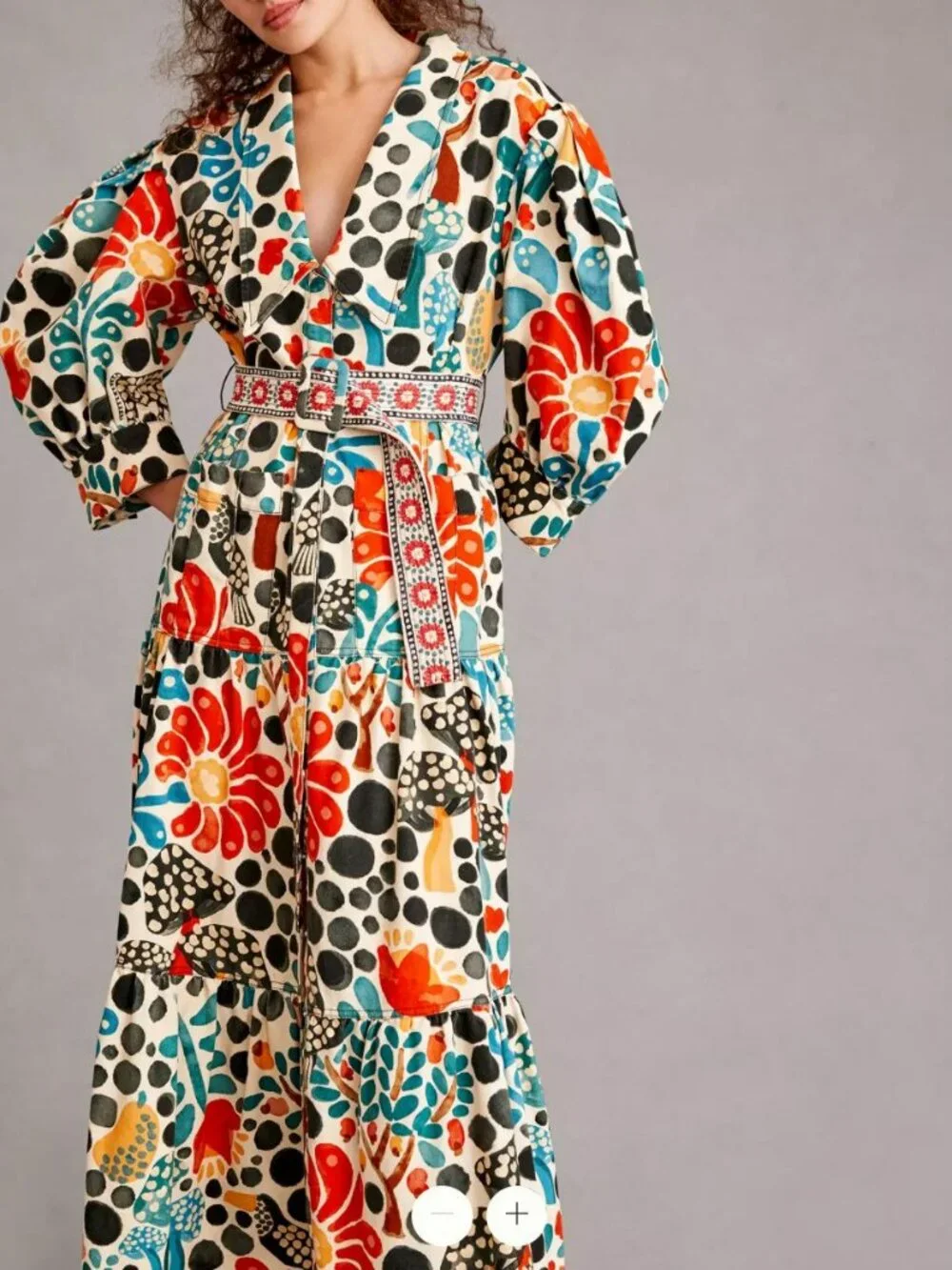 Farm Rio Mushroom Forest Canvas Dress - Picture 2 of 16